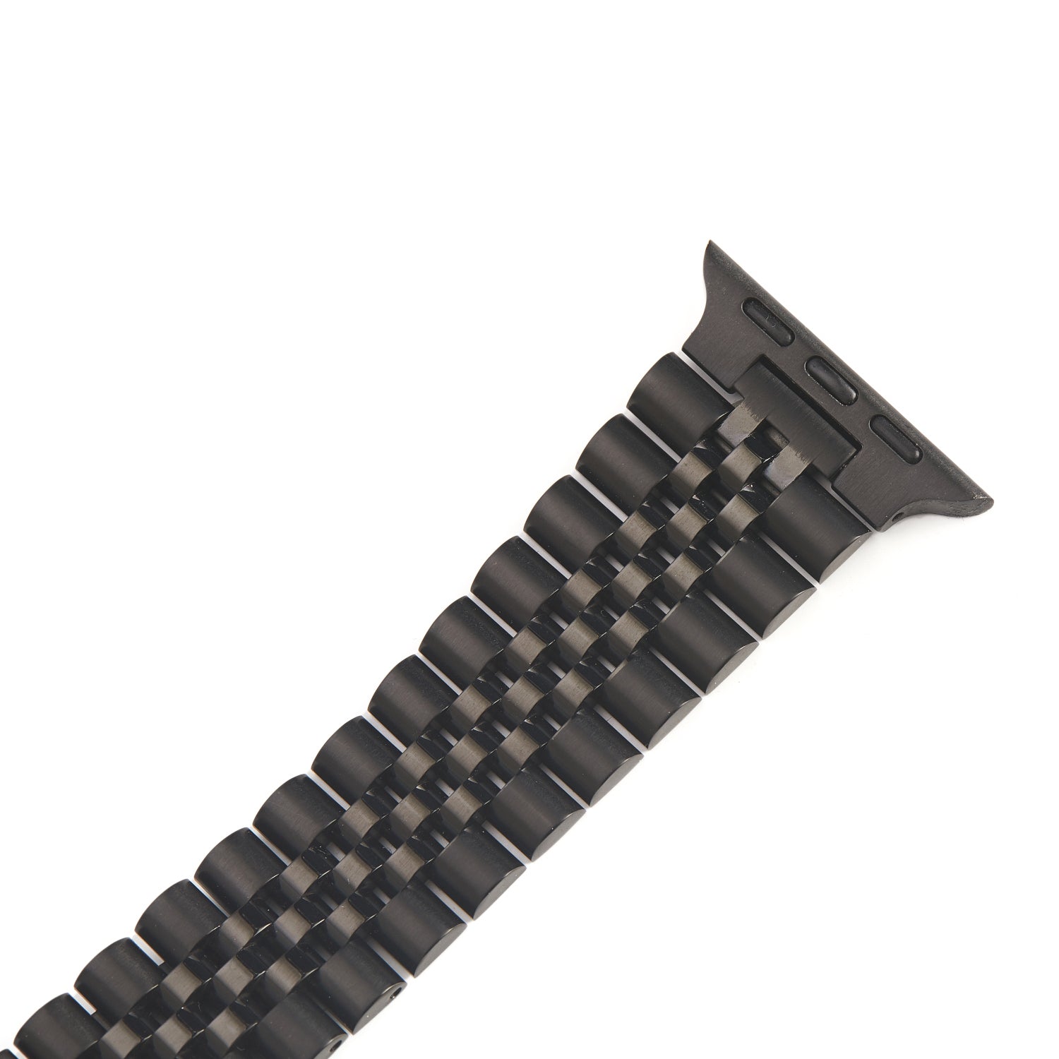 Stainless Steel Link Bracelet Band - The Perth in Black - Compatible with Apple Watch Size 38mm to 41mm - Friendie Pty Ltd
