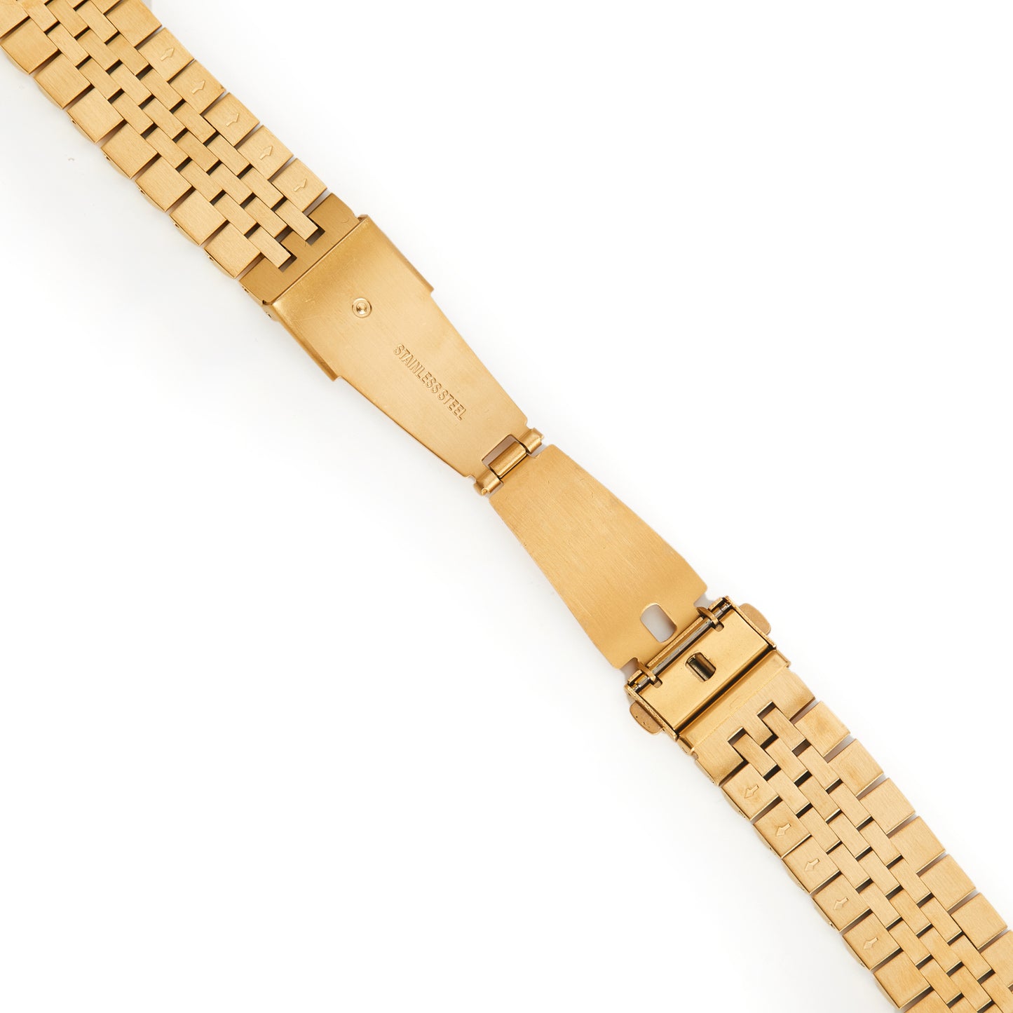 Stainless Steel Link Bracelet Band - The Perth in Gold - Compatible with Apple Watch Size 38mm to 41mm - Friendie Pty Ltd