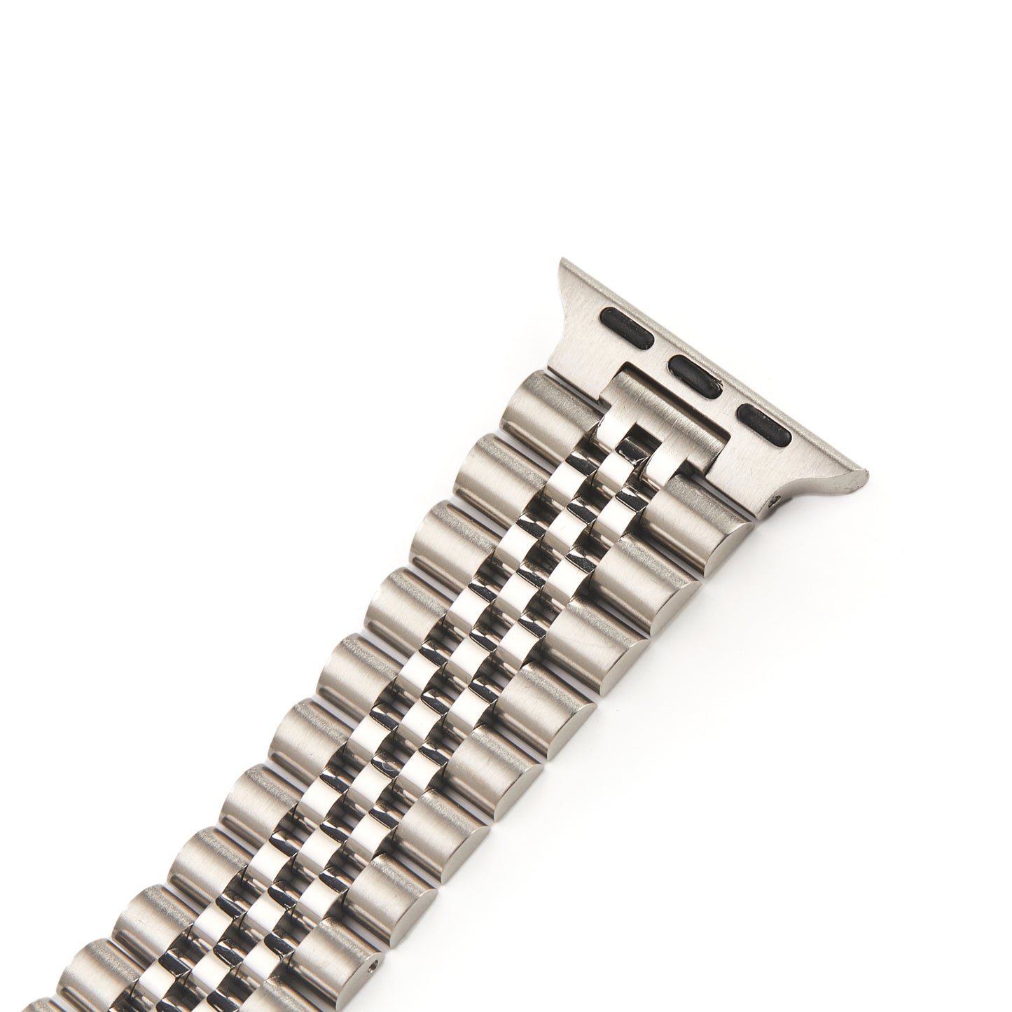 Stainless Steel Link Bracelet Band - The Perth in Silver - Compatible with Apple Watch Size 38mm to 41mm - Friendie Pty Ltd