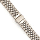 Stainless Steel Link Bracelet Band - The Perth in Silver - Compatible with Apple Watch Size 38mm to 41mm - Friendie Pty Ltd