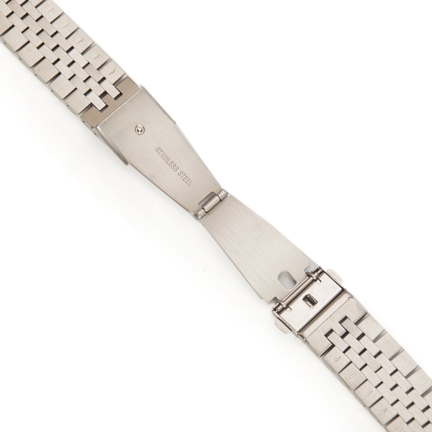 Stainless Steel Link Bracelet Band - The Perth in Silver - Compatible with Apple Watch Size 42mm to 45mm - Friendie Pty Ltd