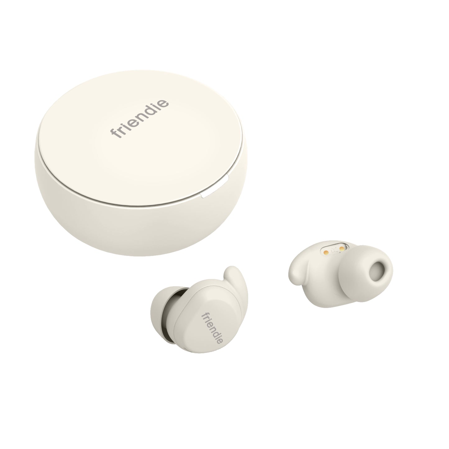 AIR ZEN 3.0 Beige ANC Sleep Earbuds In Ear Headphones - Friendie Pty Ltd