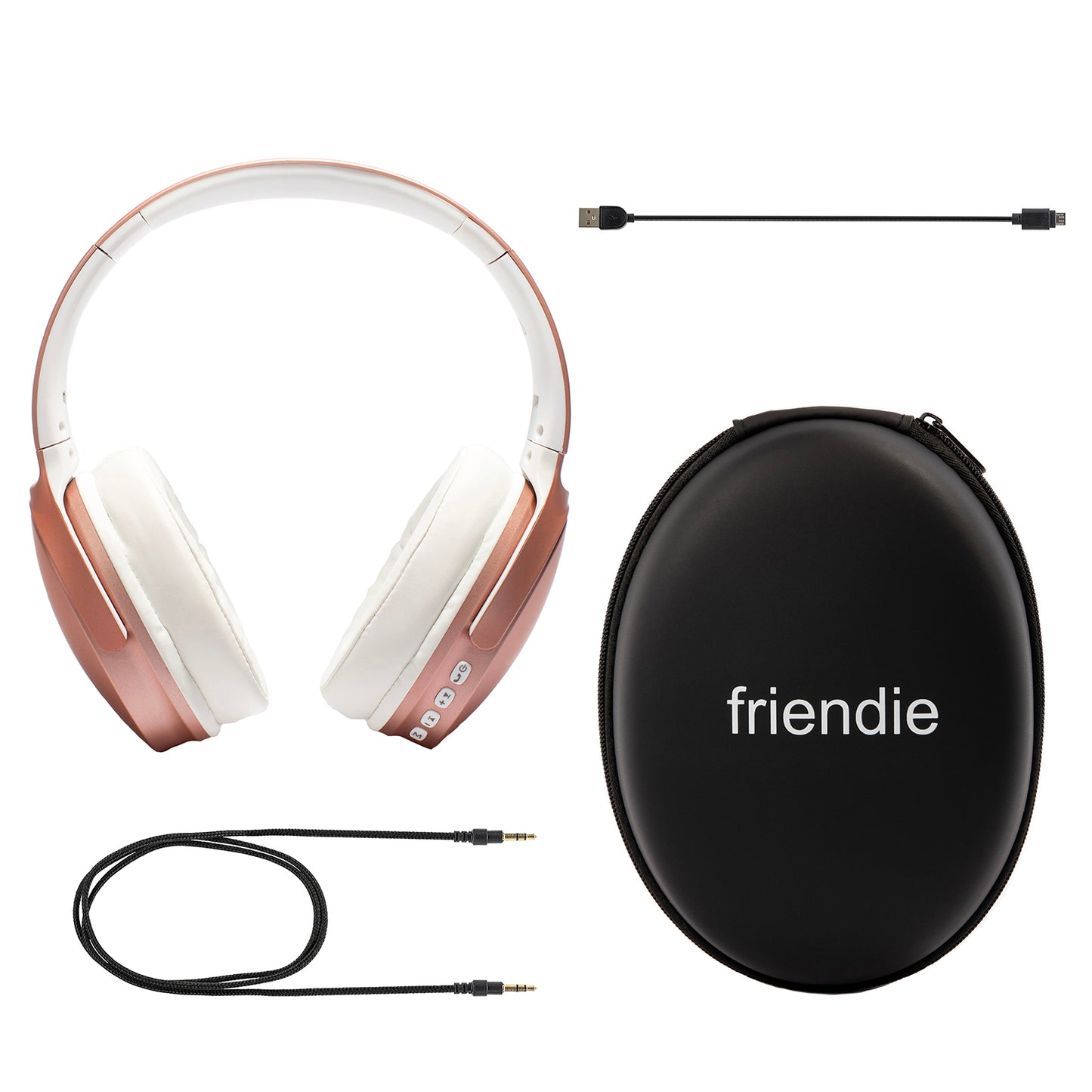 AIR Aura Rose Gold (Over Ear Wireless Headphones), Over Ear Headphones, Friendie Audio Pty Ltd, Friendie Audio Pty Ltd