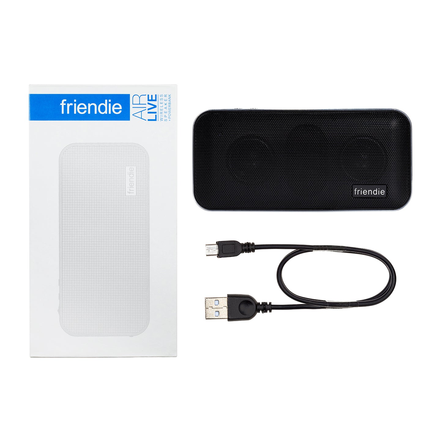 AIR Live Onyx Black (Wireless Speaker and Powerbank) - Grade A, Speakers, Friendie Audio Pty Ltd, Friendie Audio Pty Ltd