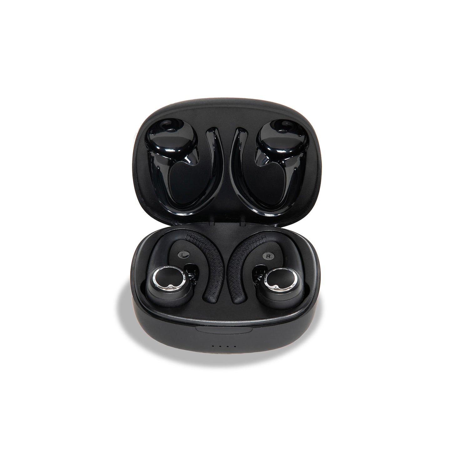 AIR Active 2.0 Matte Black Sport Earbuds (In Ear Wireless Headphones) - Friendie Audio Pty Ltd