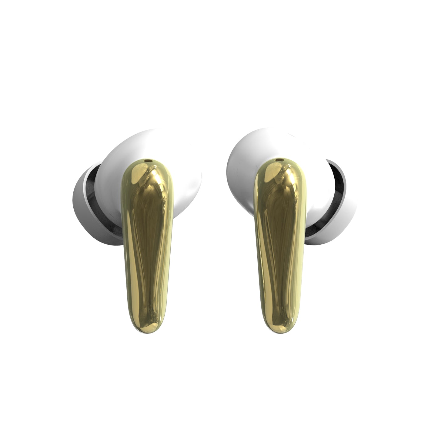 AIR Focus ANC Pearl White and Gold Active Noise Cancelling Earbuds (In Ear Wireless Headphones) - Friendie Pty Ltd