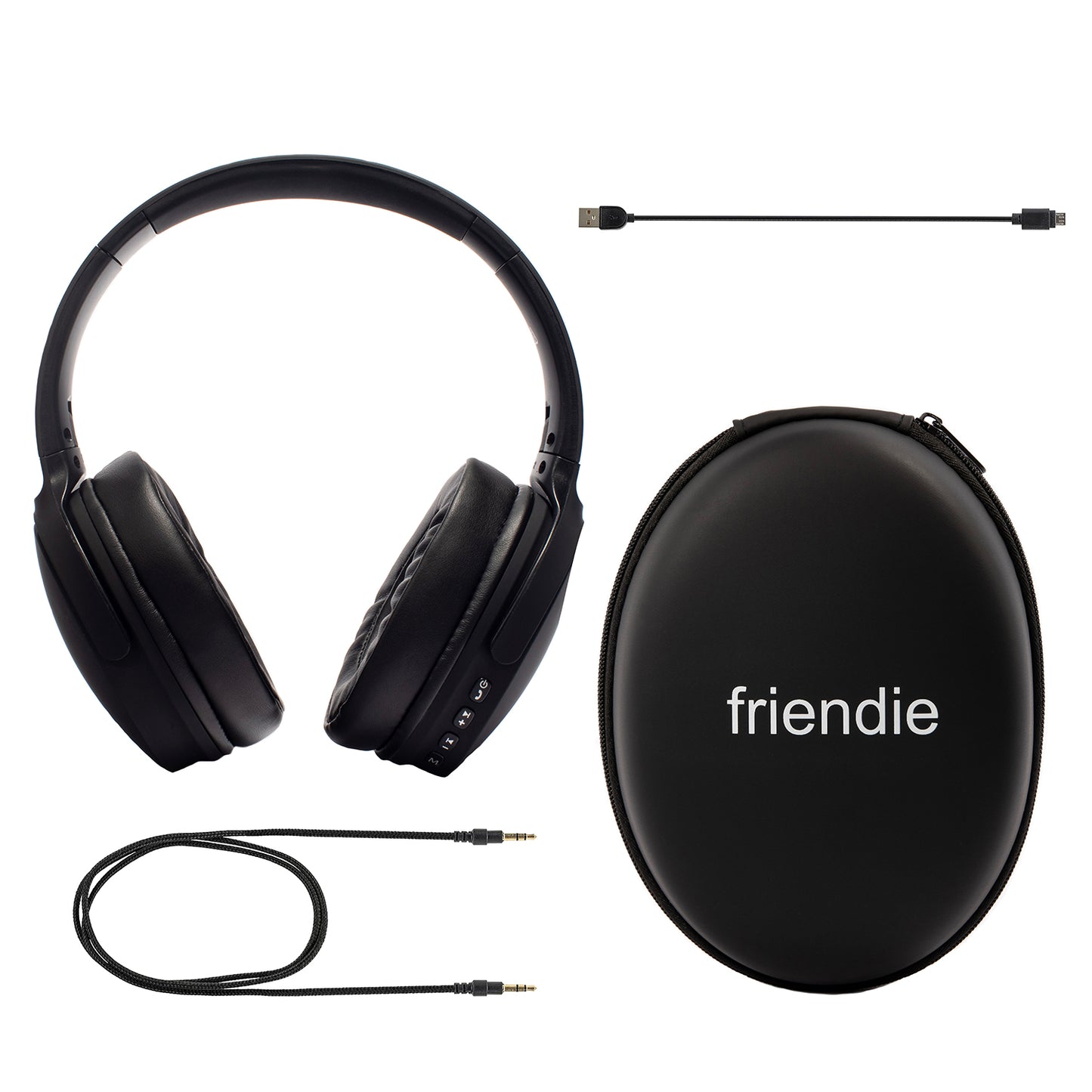 AIR Aura Matte Black (Over Ear Wireless Headphones), Over Ear Headphones, Friendie Audio Pty Ltd, Friendie Audio Pty Ltd