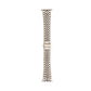 Stainless Steel Link Bracelet Band - The Perth in Silver - Compatible with Apple Watch Size 42mm to 45mm - Friendie Pty Ltd