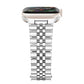 Stainless Steel Link Bracelet Band - The Perth in Silver - Compatible with Apple Watch Size 42mm to 45mm - Friendie Pty Ltd