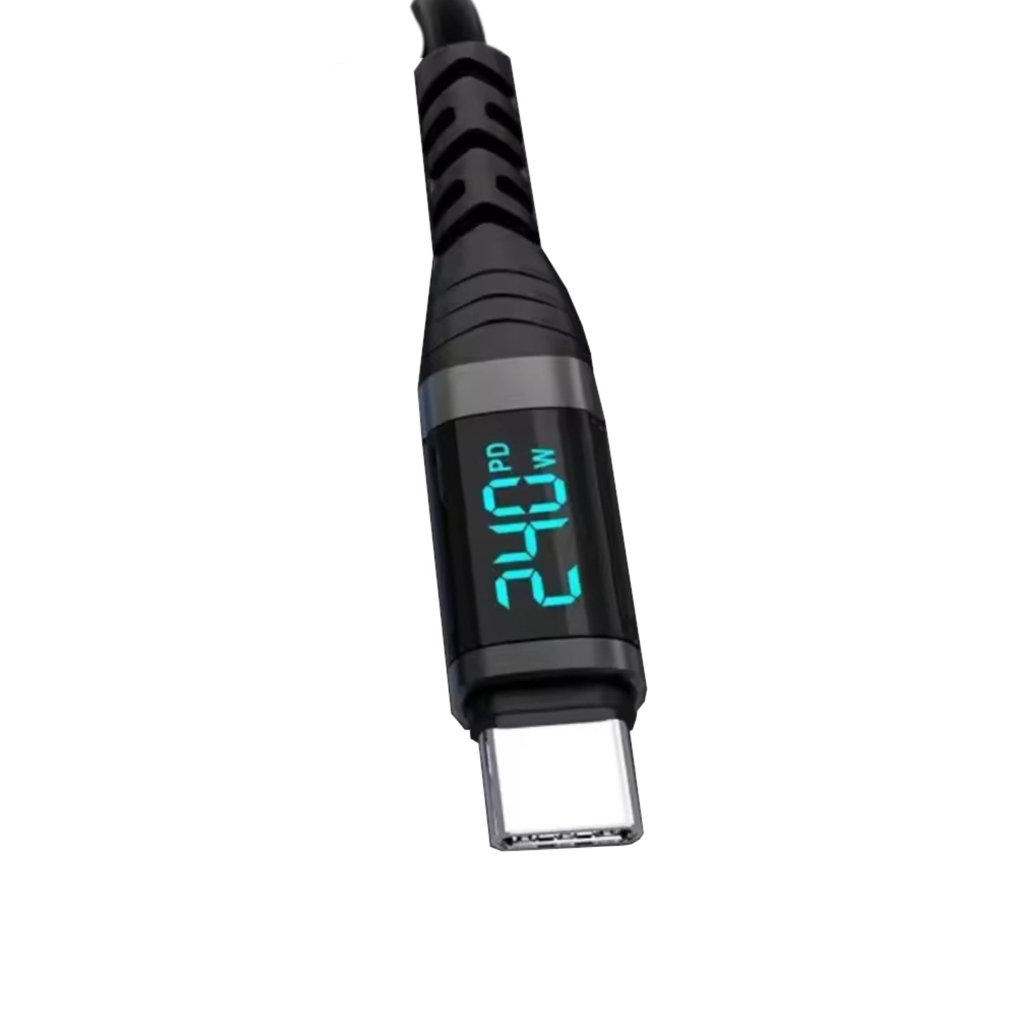 Elite USB-C to USB-C 1.2M Charging Cable - Black Liquid Silicone