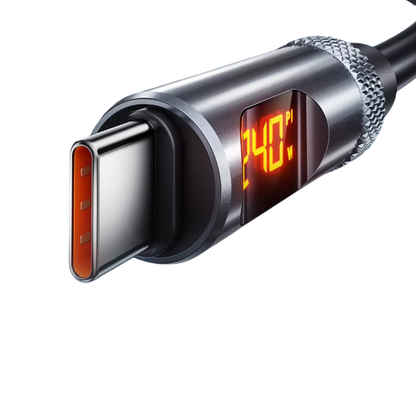 Studio USB-C 2.0m Fast Charging Cable – 240W, LED Display, PD3.1