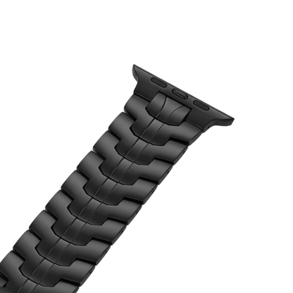 Stainless Steel Link Bracelet Band (Ultra) – The Darwin Ultra in Black – Compatible with Apple Watch Ultra (Friendie size Large) - Friendie Pty Ltd