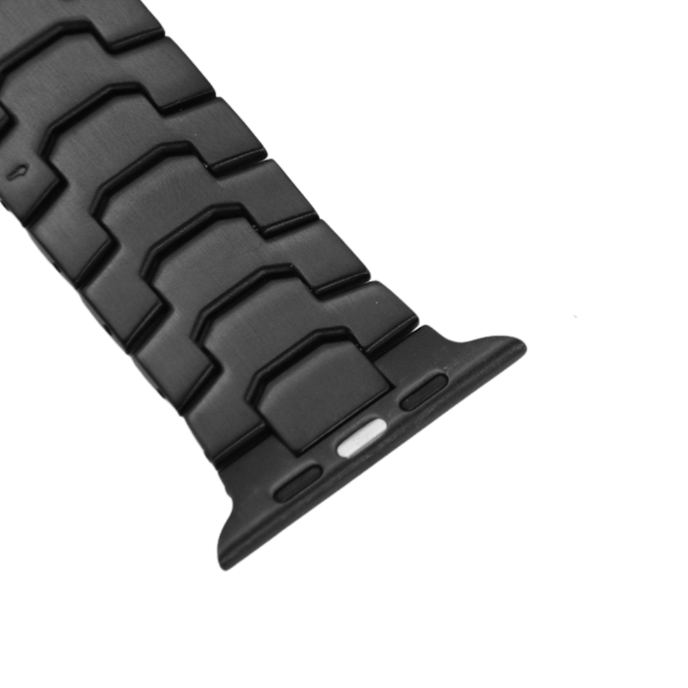 Stainless Steel Link Bracelet Band (Ultra) – The Darwin Ultra in Black – Compatible with Apple Watch Ultra (Friendie size Large) - Friendie Pty Ltd