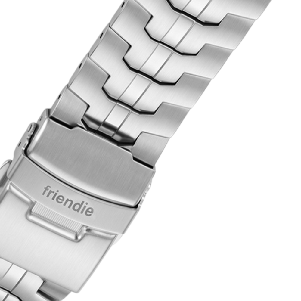 Stainless Steel Link Bracelet Band (Ultra) – The Darwin Ultra in Stainless Steel – Compatible with Apple Watch Ultra (Friendie size Large) - Friendie Pty Ltd