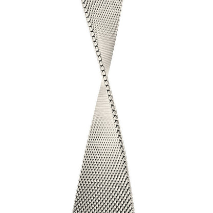 Stainless Steel Link Woven Mesh Infinite Loop Band - The Melbourne in Starlight - Compatible with Apple Watch Size 38mm to 41mm - Friendie Pty Ltd