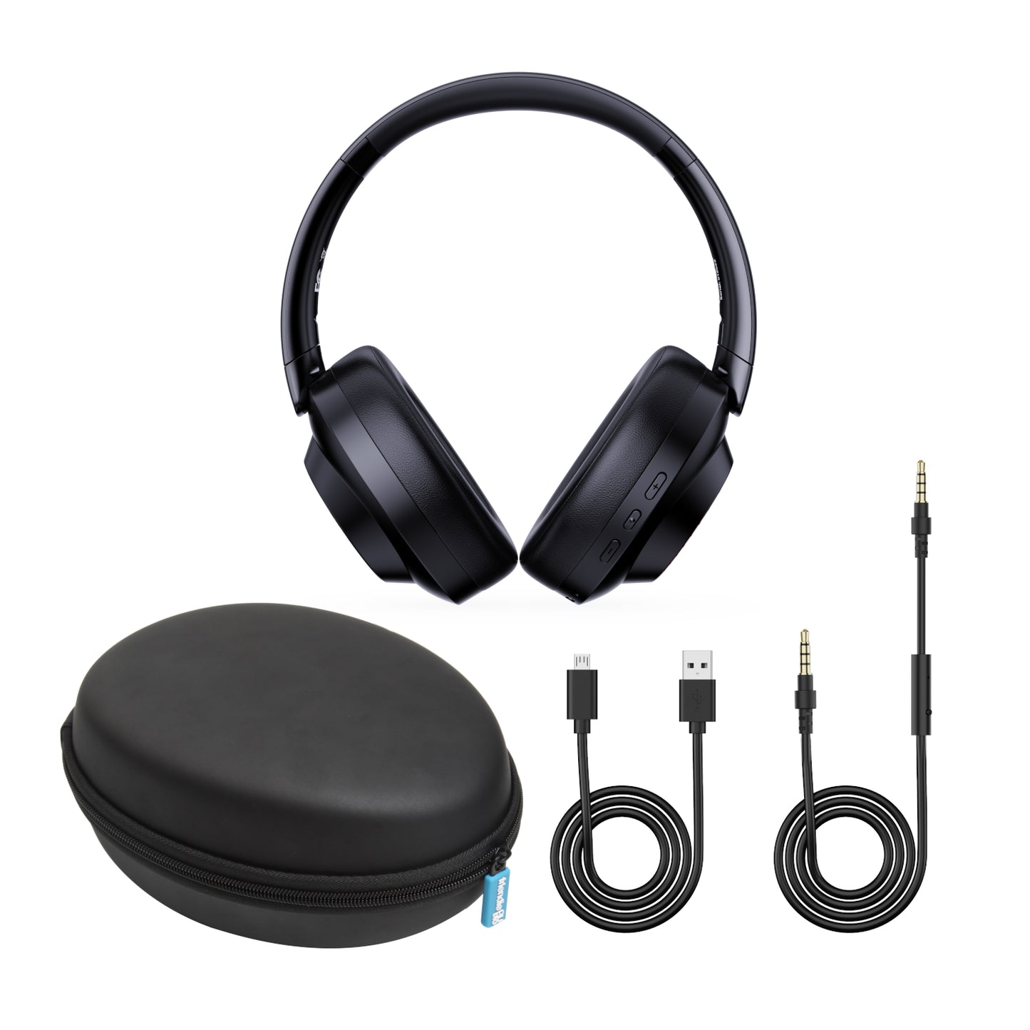 AIR PRO 5 ANC Matte Onyx Black (Active Noise Cancelling Over Ear Wireless Headphones) - Friendie Pty Ltd