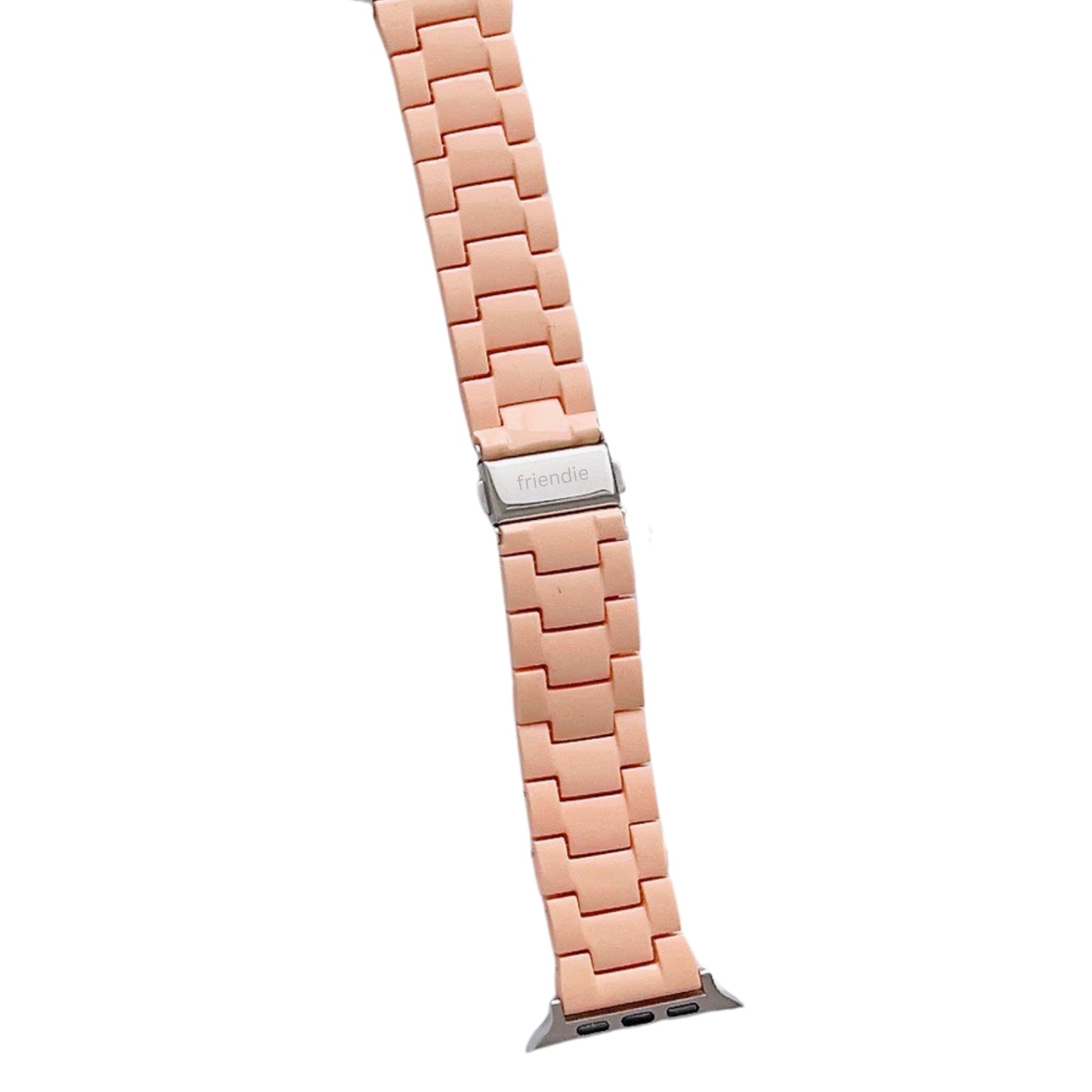 Resin Link Bracelet Band Small - The Sydney Beaches - Coogee (Orange) - Compatible with Apple Watch Size 42mm to 45mm - Friendie Pty Ltd