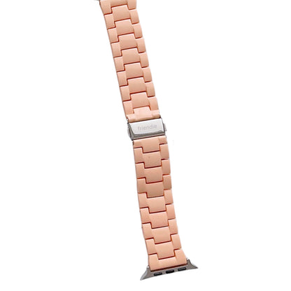 Resin Link Bracelet Band Small - The Sydney Beaches - Coogee (Orange) - Compatible with Apple Watch Size 42mm to 45mm - Friendie Pty Ltd