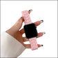 Resin Link Bracelet Band Small - The Sydney Beaches - Palm Beach (Pink) - Compatible with Apple Watch Size 42mm to 45mm - Friendie Pty Ltd