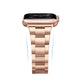 Stainless Steel Link Bracelet Band - The Sydney in Rose Gold - Compatible with Apple Watch Size 42mm to 45mm - Friendie Pty Ltd