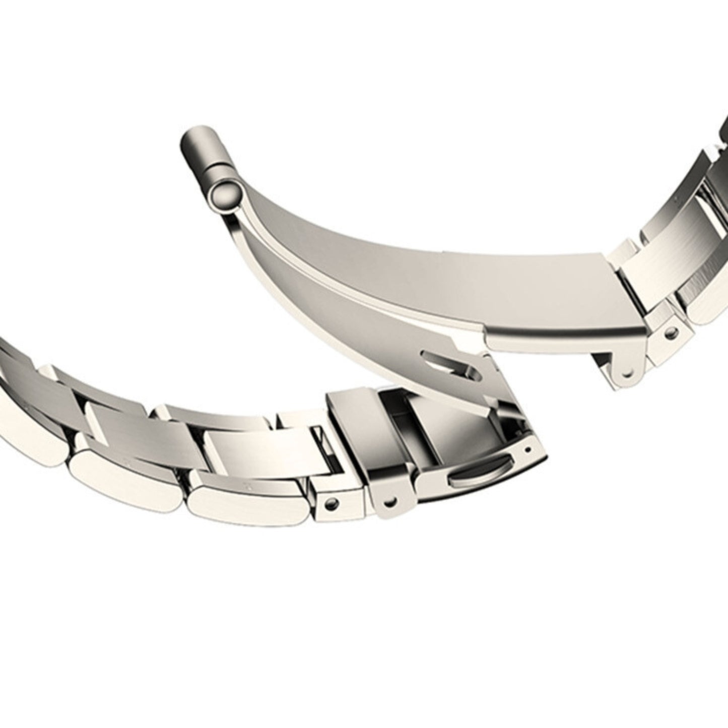 Stainless Steel Link Bracelet Band Small - The Sydney in Titanium - Compatible with Apple Watch Size 38mm to 41mm - Friendie Pty Ltd