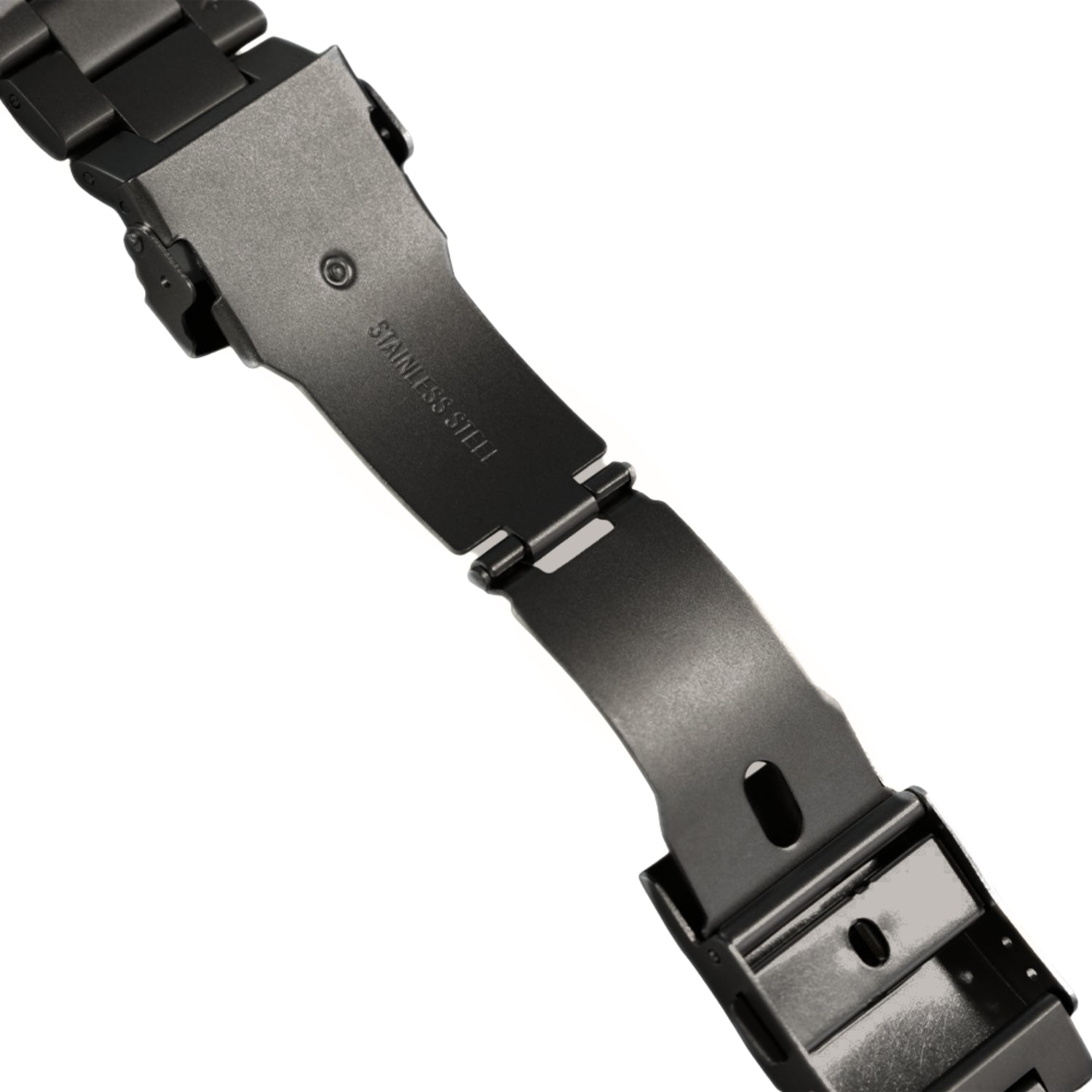 Stainless Steel Link Bracelet Band (Ultra) – The Sydney Ultra in Black – Compatible with Apple Watch Ultra (Friendie size Large) - Friendie Pty Ltd