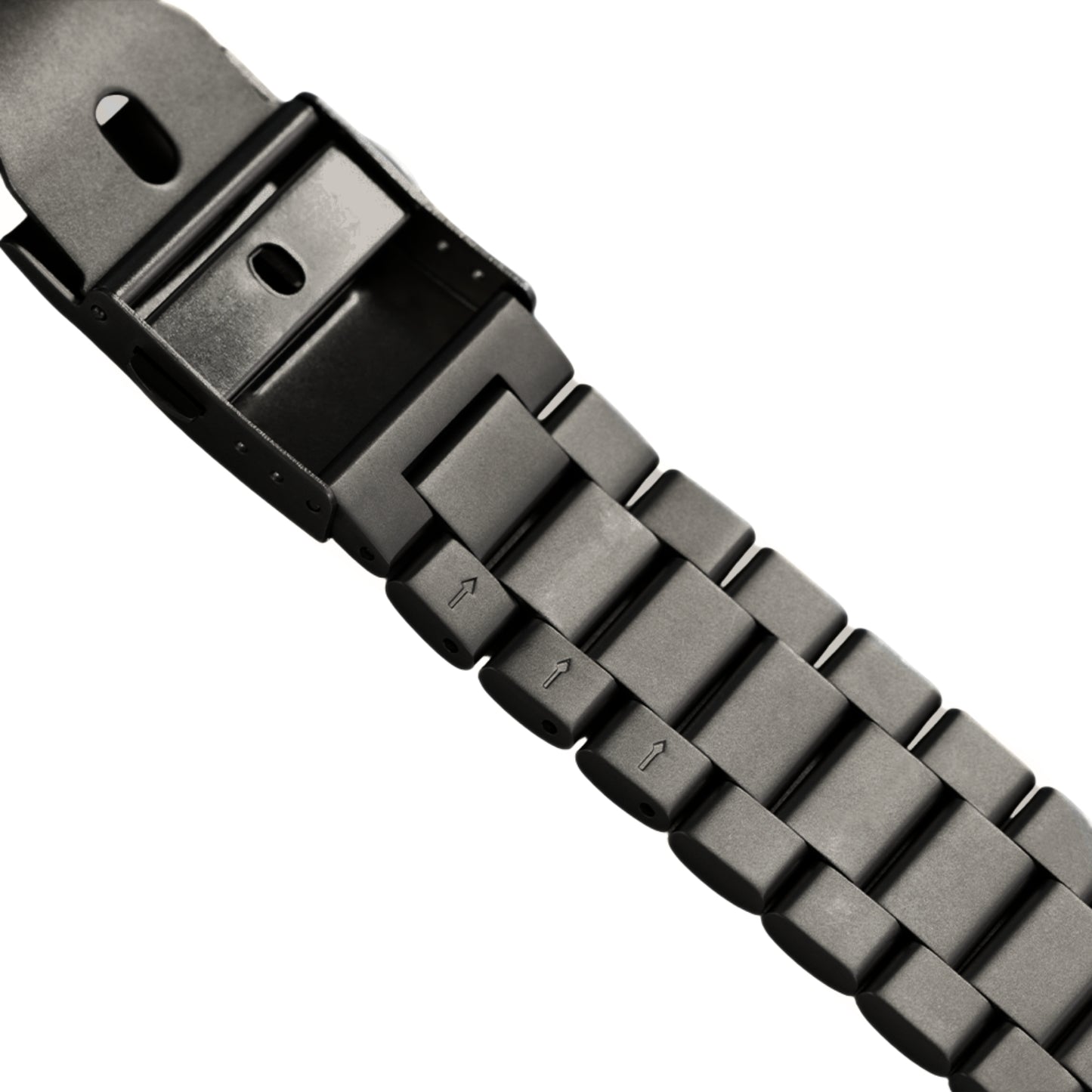 Stainless Steel Link Bracelet Band (Ultra) – The Sydney Ultra in Black – Compatible with Apple Watch Ultra (Friendie size Large) - Friendie Pty Ltd