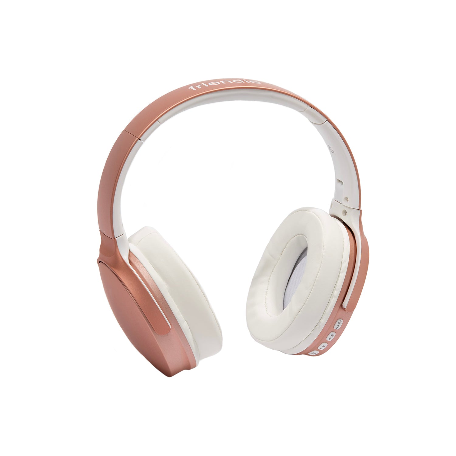 White and rose gold wireless headphones cheap