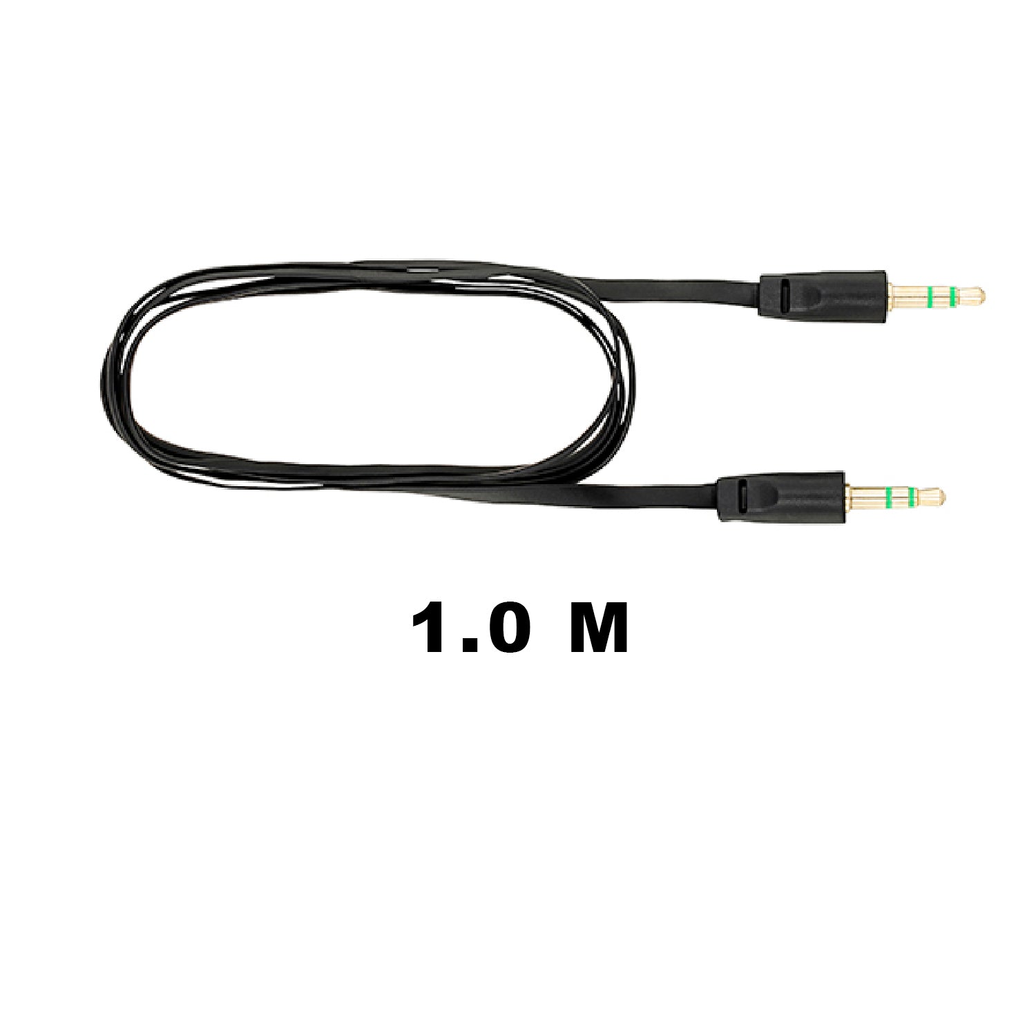 Audio Cable Flat Anti-Tangle Black, Cord, Friendie Audio Pty Ltd, Friendie Audio Pty Ltd