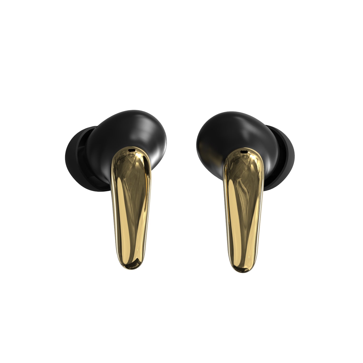 AIR Focus ANC Matte Black and Gold Active Noise Cancelling Earbuds (In Ear Wireless Headphones) - Friendie Pty Ltd
