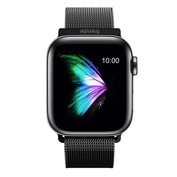 Stainless Steel Link Woven Mesh Infinite Loop Band - The Melbourne - Compatible with Apple Watch - Friendie Pty Ltd
