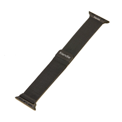 Stainless Steel Link Woven Mesh Infinite Loop Band - The Melbourne - Compatible with Apple Watch - Friendie Pty Ltd