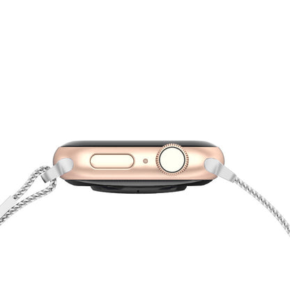 Stainless Steel Link Woven Mesh Infinite Loop Band - The Melbourne - Compatible with Apple Watch - Friendie Pty Ltd