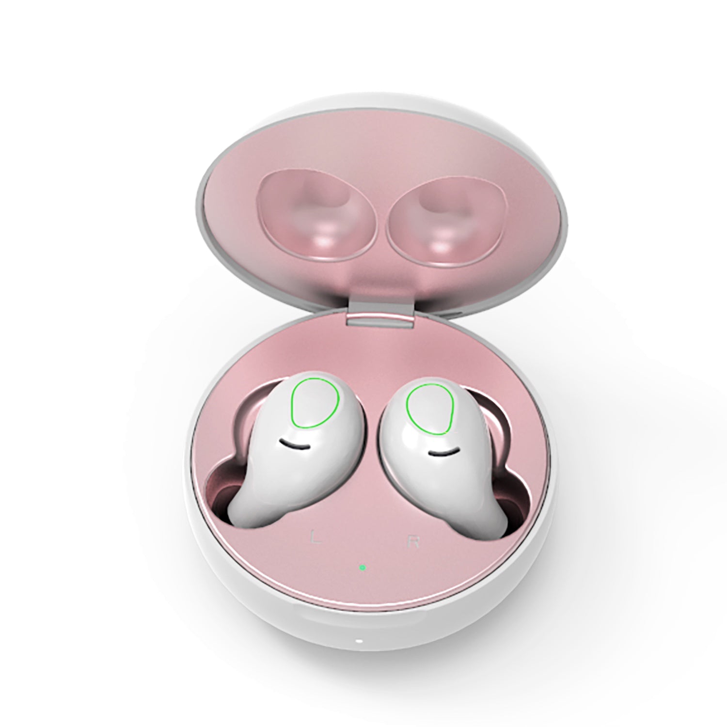 AIR ZEN 2.0 Pearl White and Rose Gold Earbuds (In Ear Wireless Headphones), In Ear Headphones, Friendie Audio Pty Ltd, Friendie Audio Pty Ltd